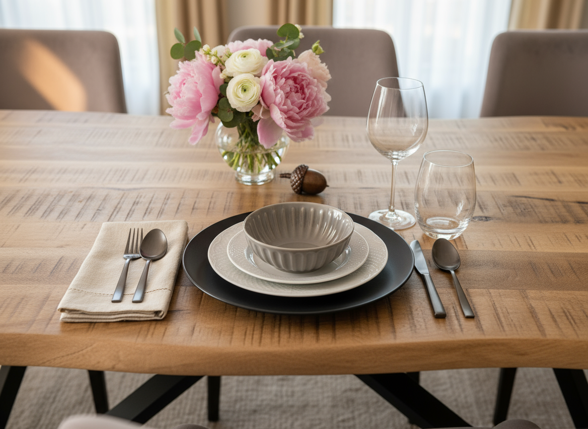 Dining Table 1 - Close Detail