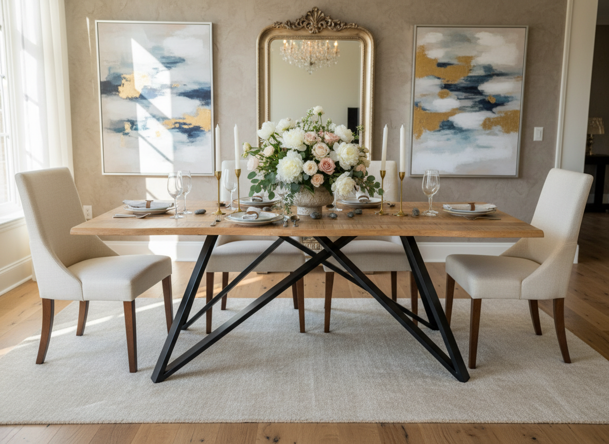 Dining Table 1 - Straight View