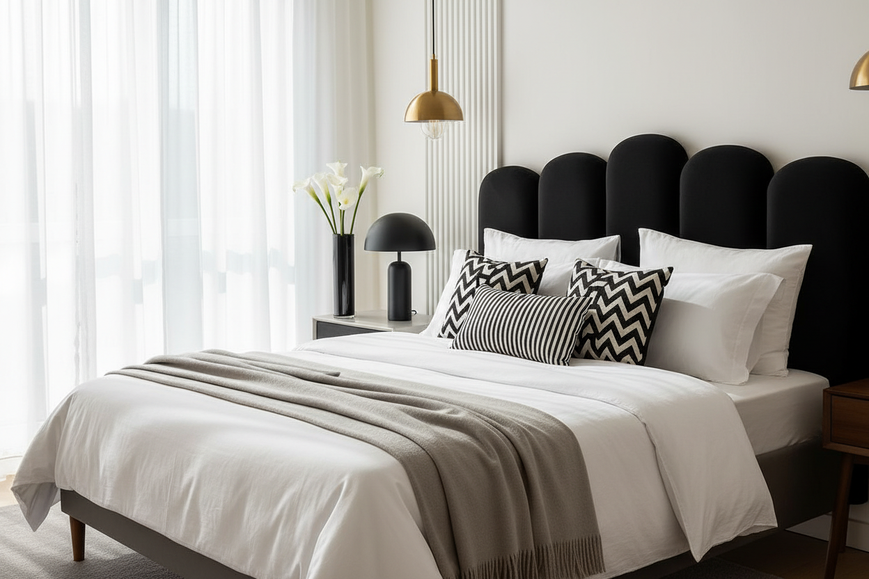 Elizabeth Headboard - Black