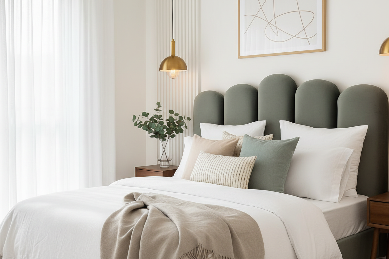 Elizabeth Headboard - Sage Green