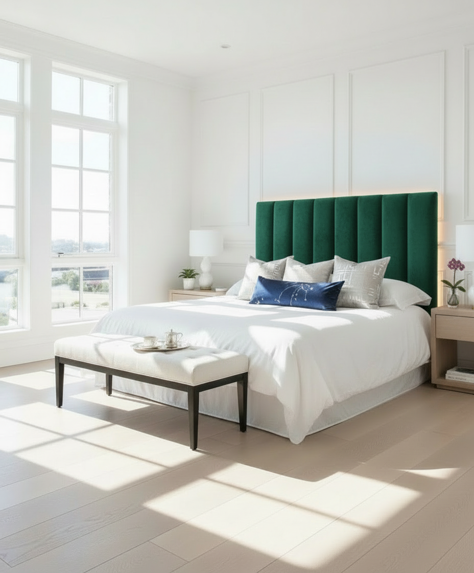 Emerald Green Headboard