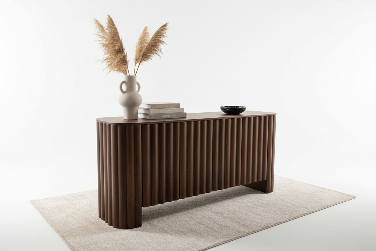Fluted Sideboard Lifestyle Photoshoot