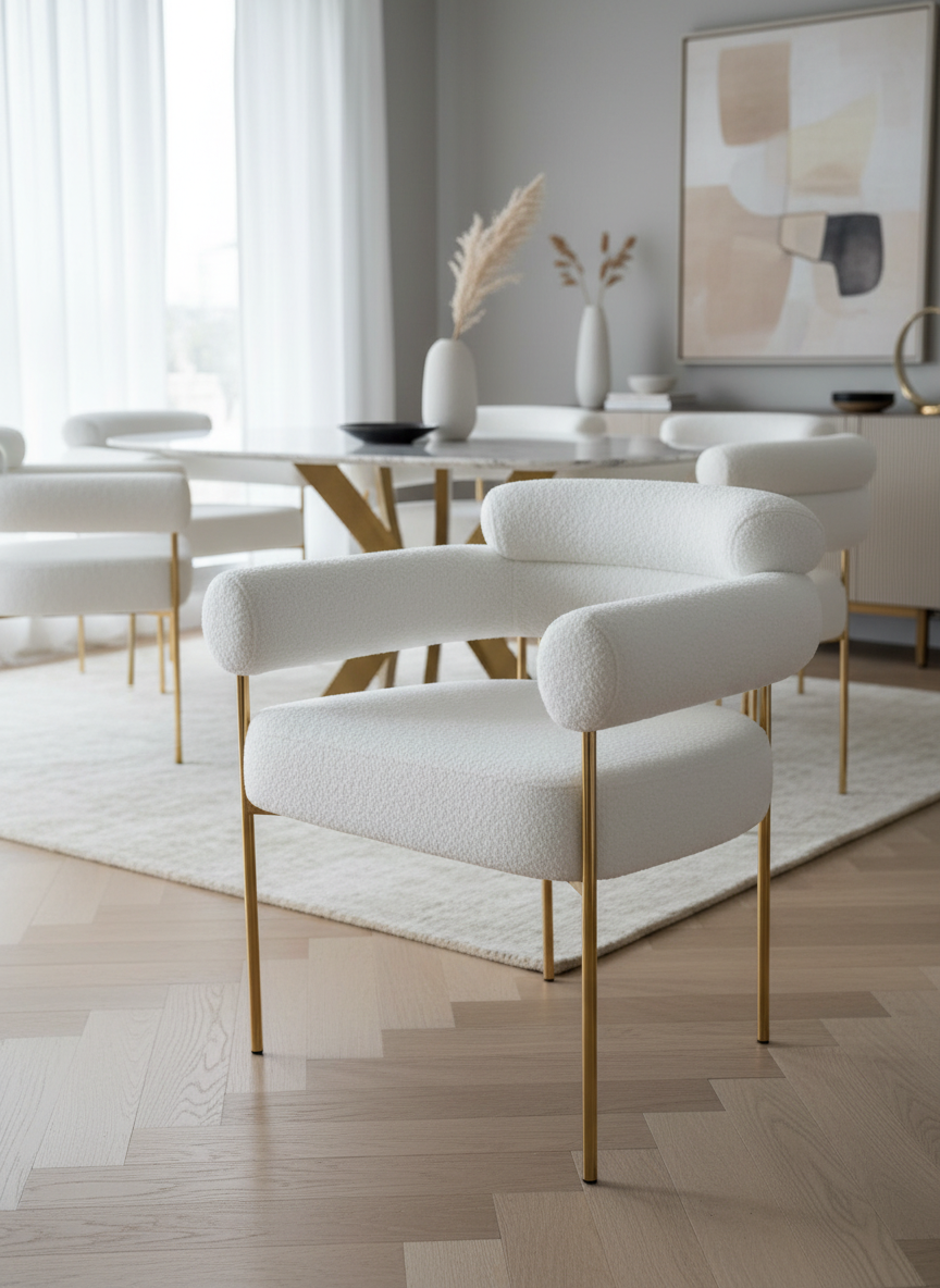 Gabriella Dining Chair - Angled
