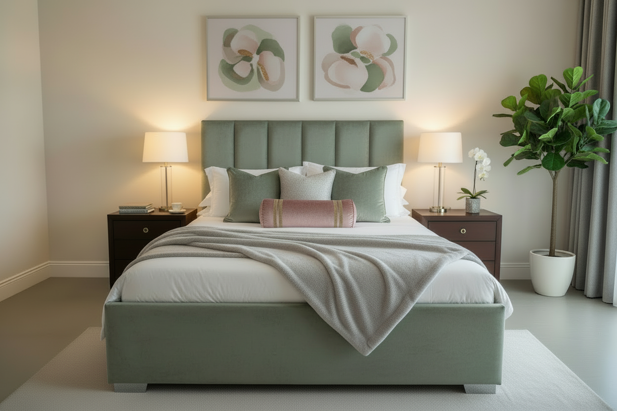 Galaxy Bed - Sage Green