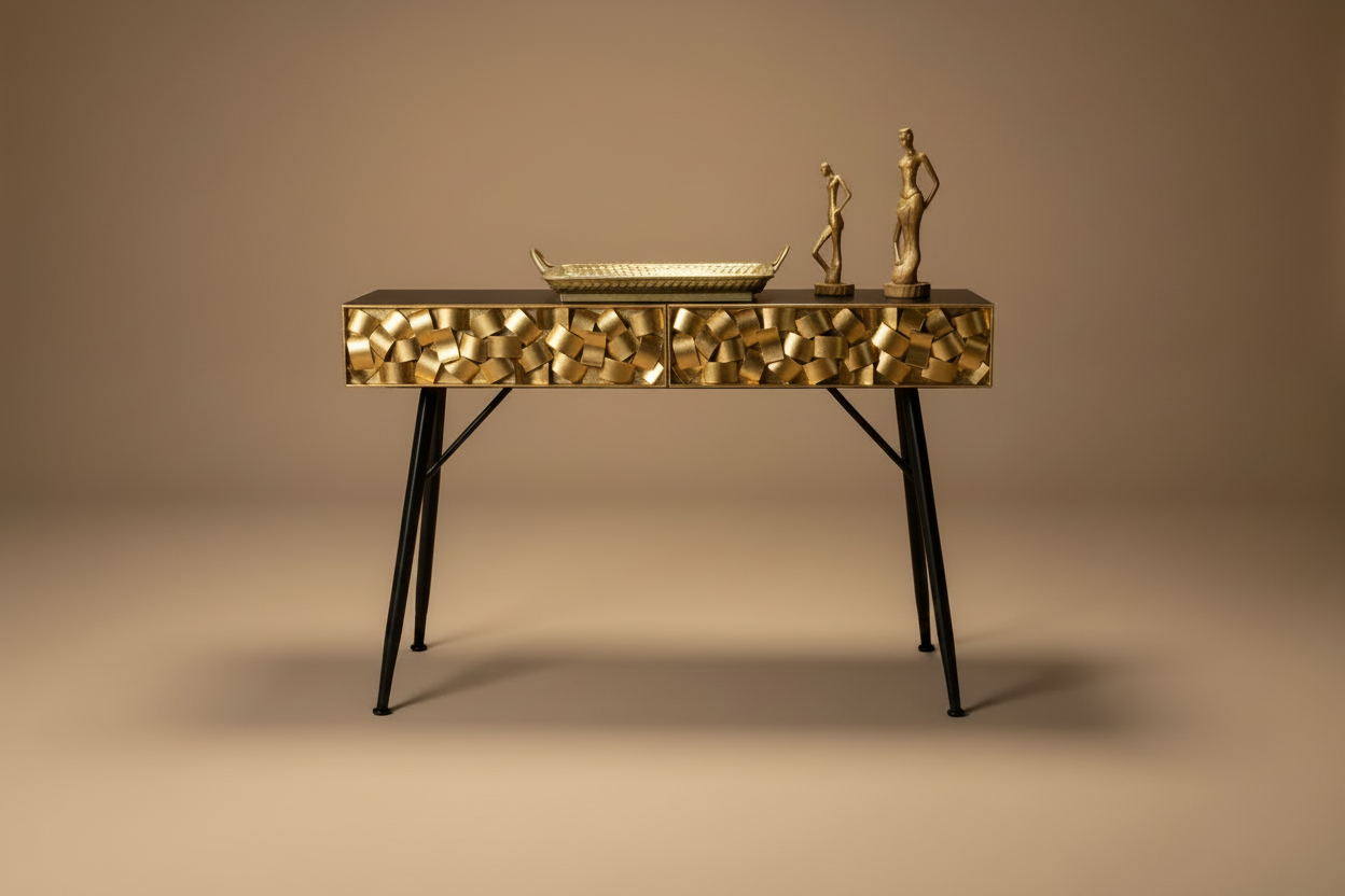 Gold Console — Black Leg Tips