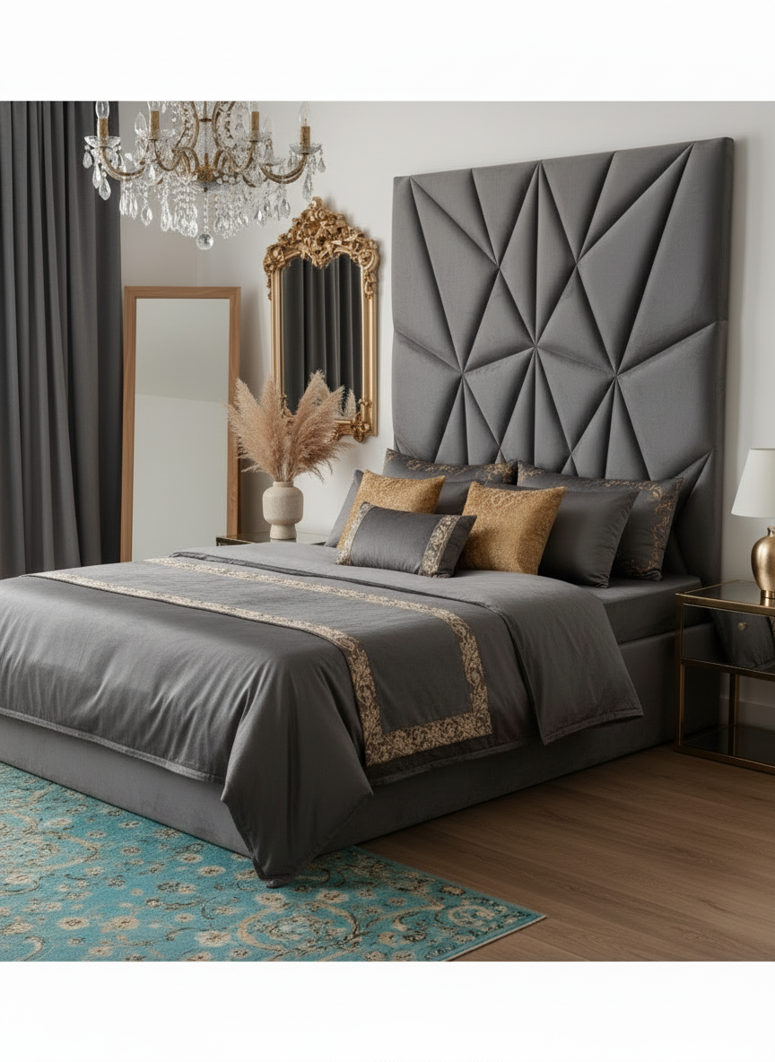 Gray Headboard Lifestyle