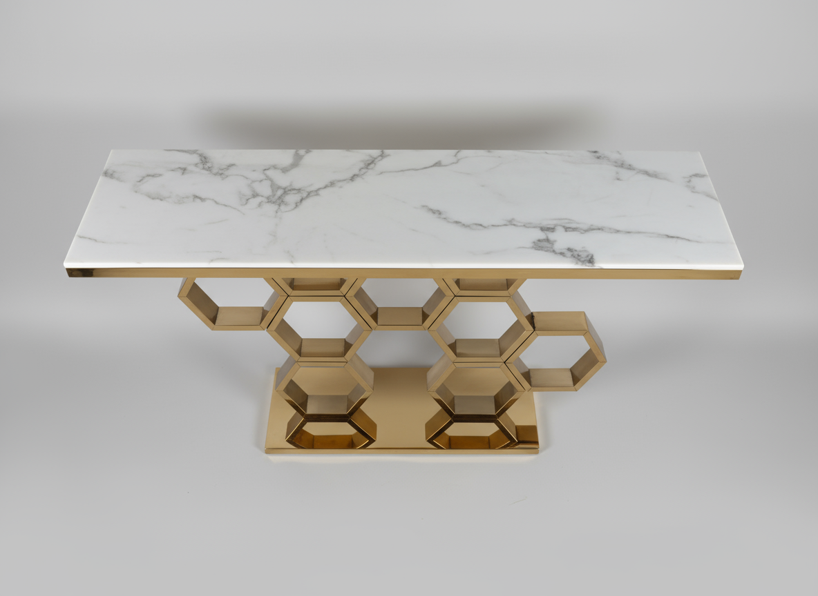 Honey Comb Console Top View