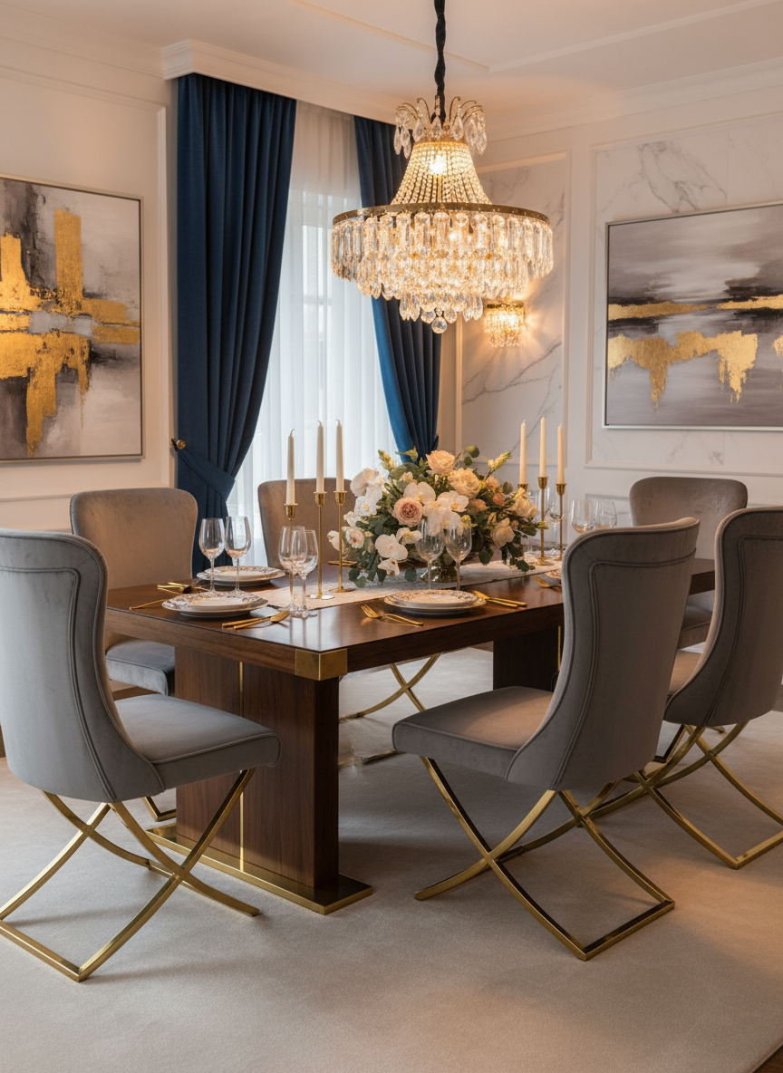Elegant Evening Dining Room