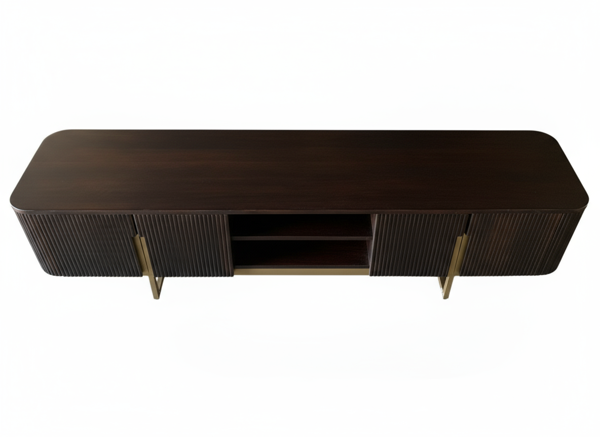 Sloan TV Stand  Media Unit  -  Contemporary Design with Storage