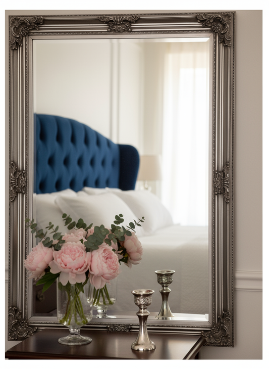 Silver Framed Mirror