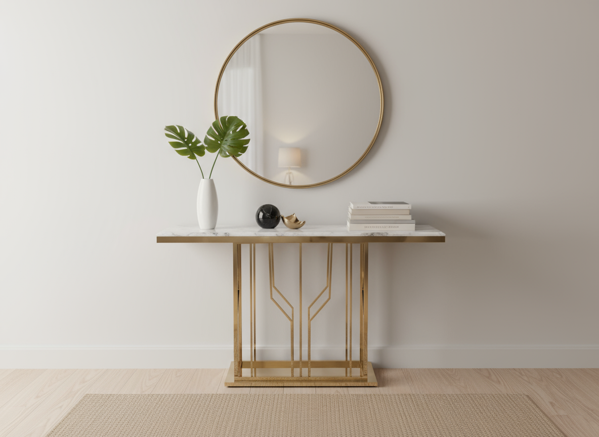 Chelsea Console Table - Metal Frame