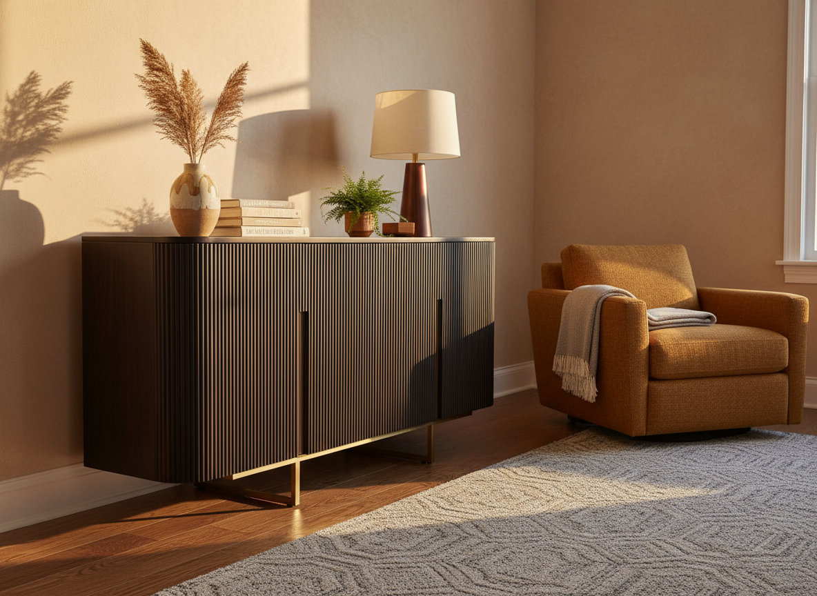Sloan Sideboard - Modern Storage Sideboard with Sleek Design