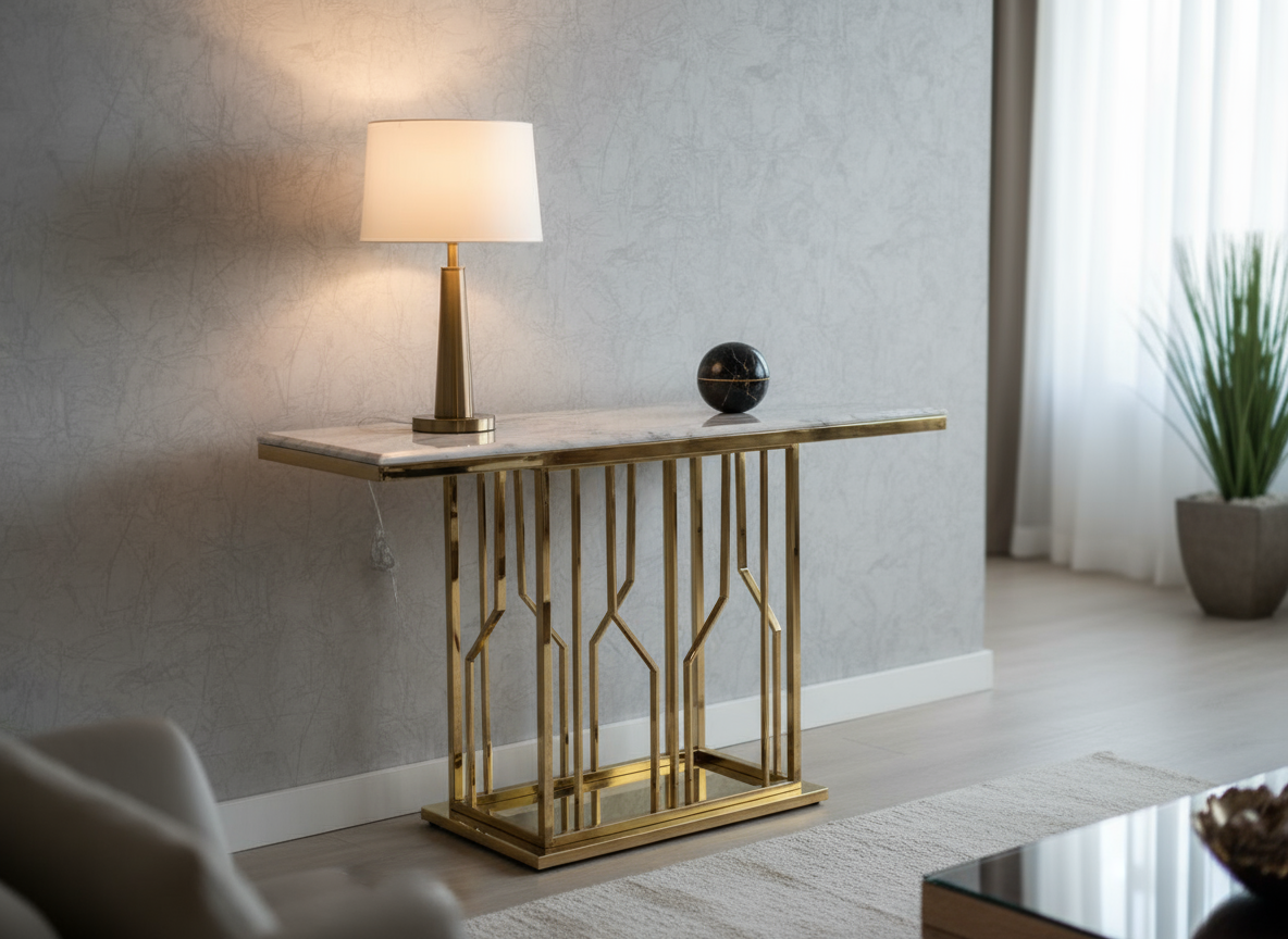 Chelsea Console Table - Metal Frame