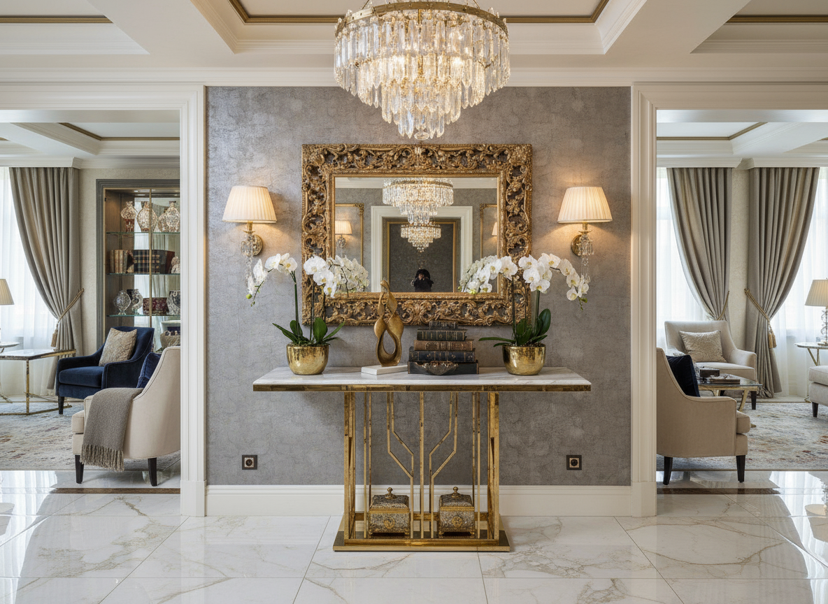 Chelsea Console Table - Metal Frame