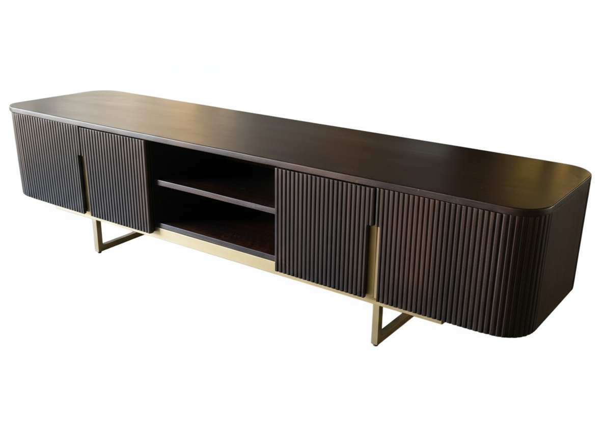 Sloan TV Stand  Media Unit  -  Contemporary Design with Storage