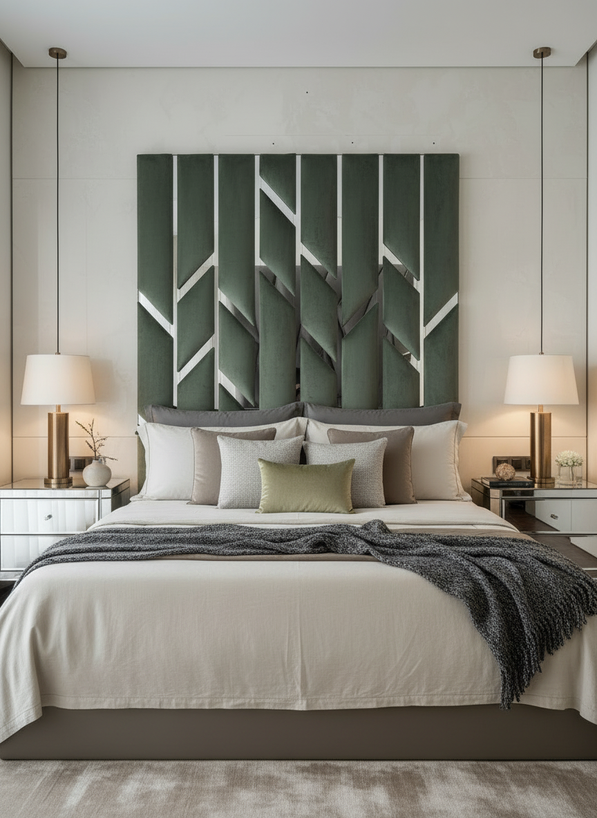 Angelo Headboard - Sage Green
