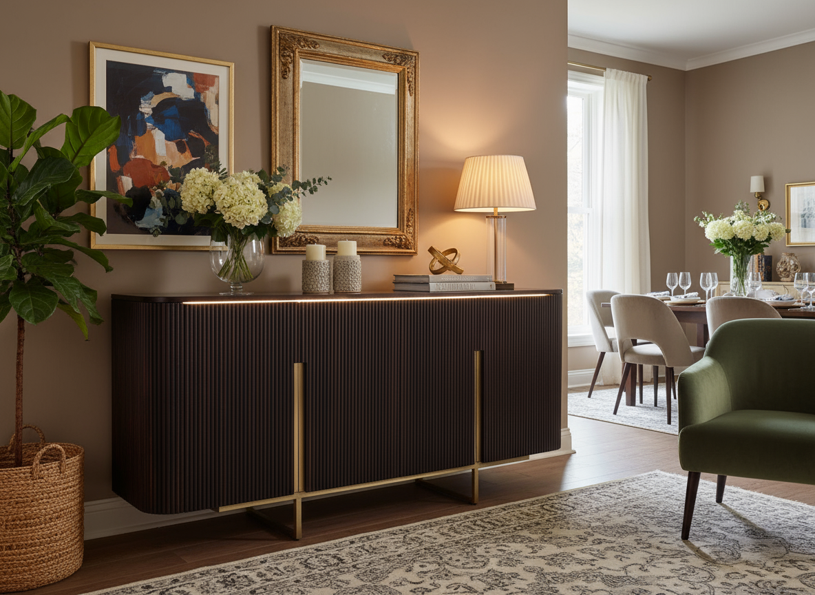 Sloan Sideboard - Modern Storage Sideboard with Sleek Design