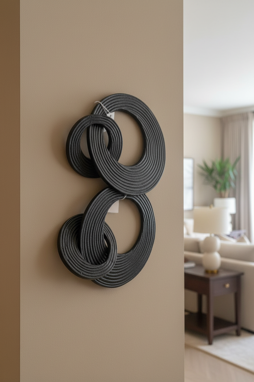Infinity Loop Wall Sculpture – Lifestyle