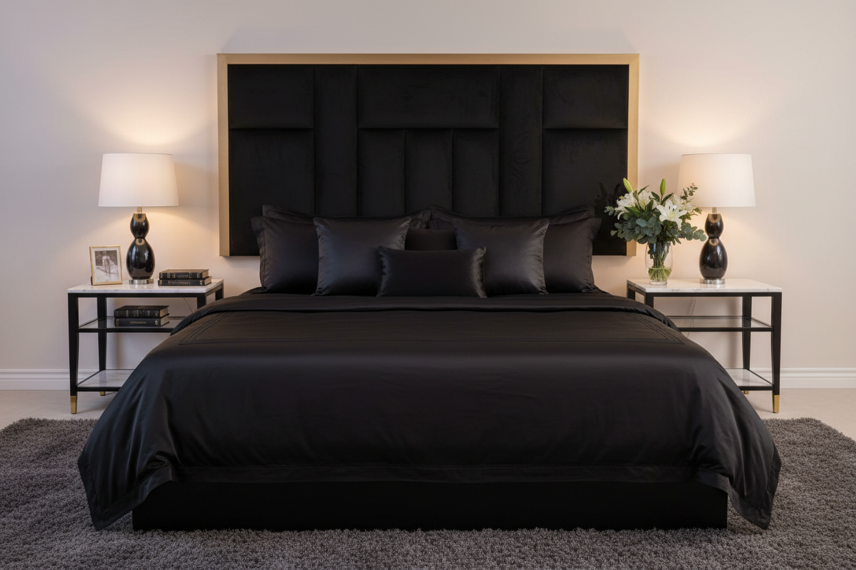 Kiyo Headboard Black