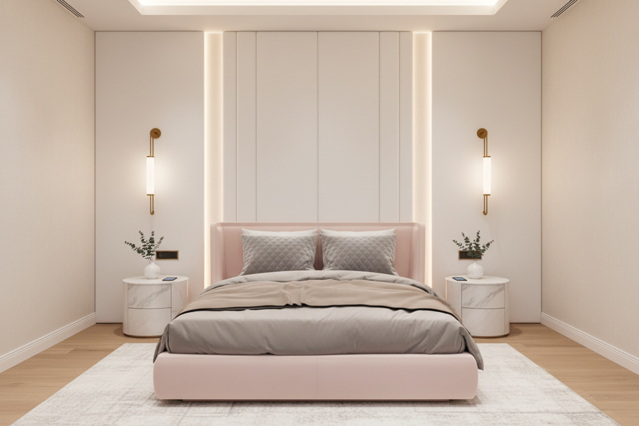 Lexus Bed Set - Blush Pink