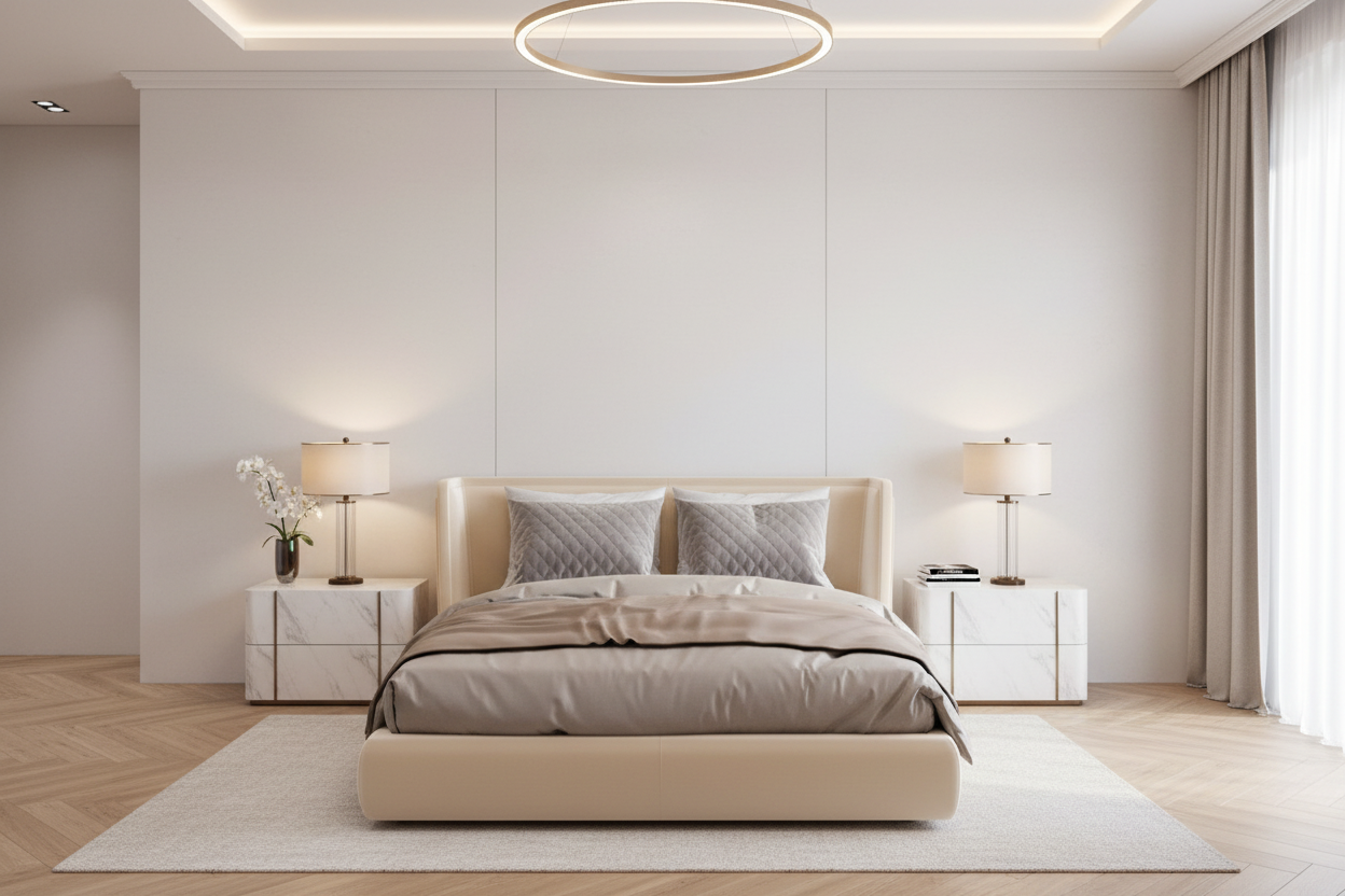 Lexus Bed Set - Cream Beige