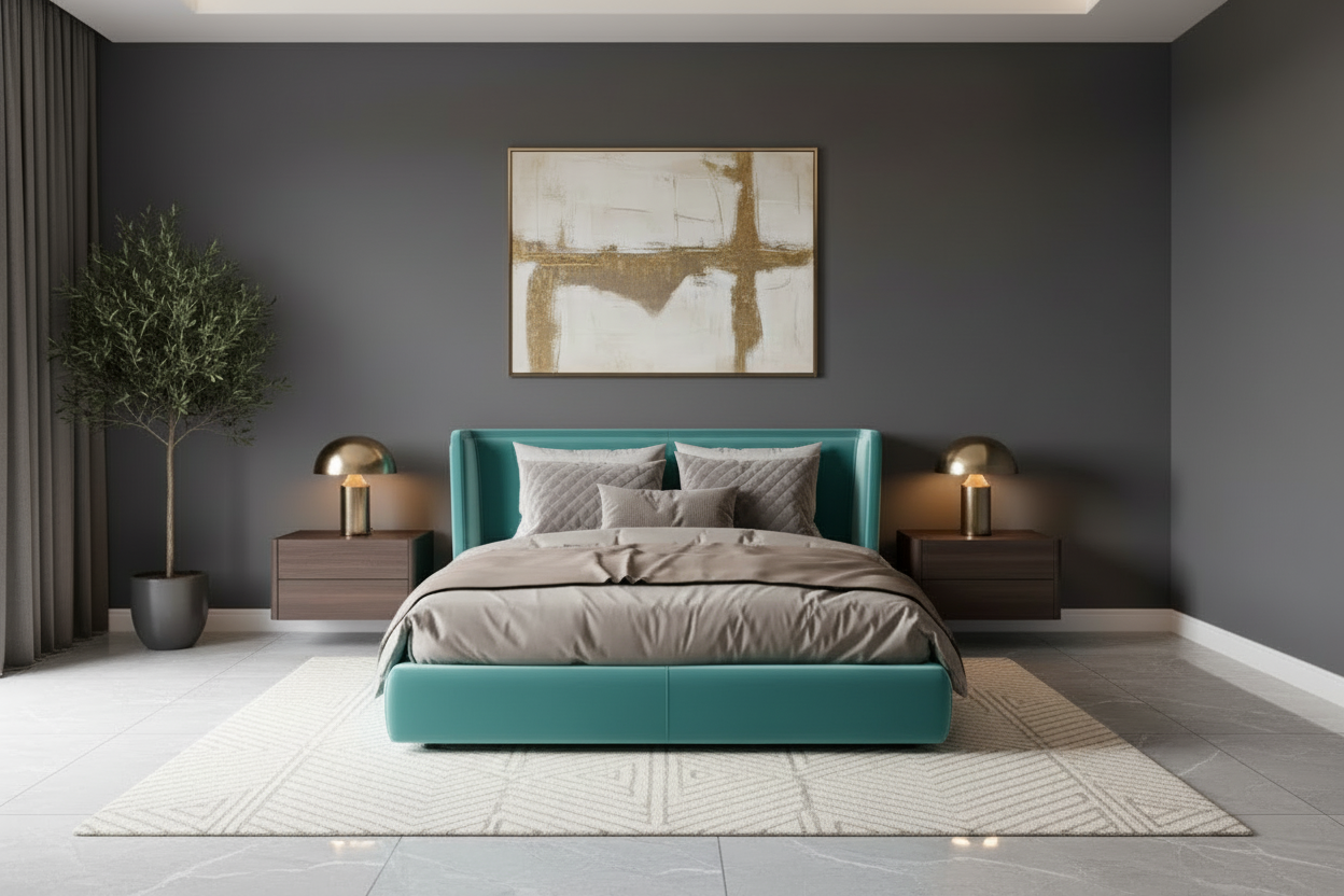 Lexus Bed Set - Turquoise