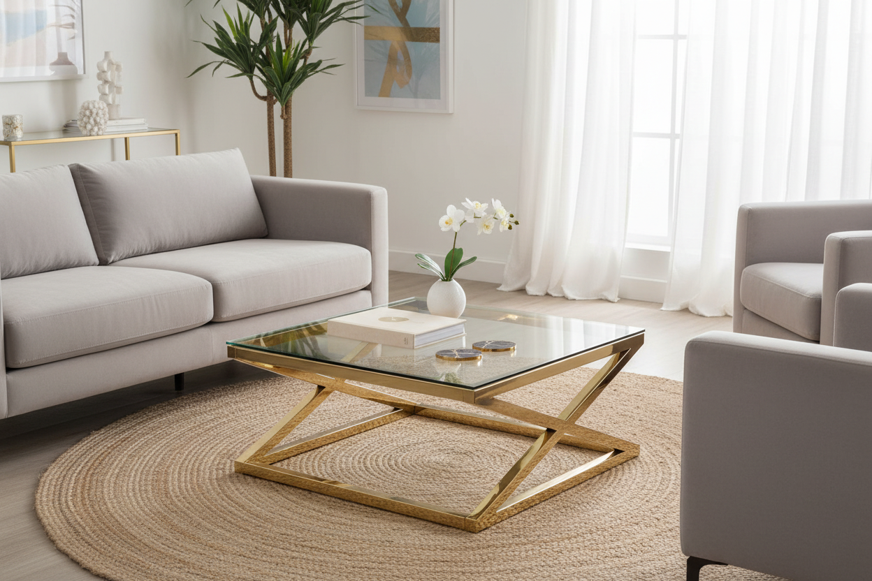 Lifestyle Image - Original Gold Coffee Table
