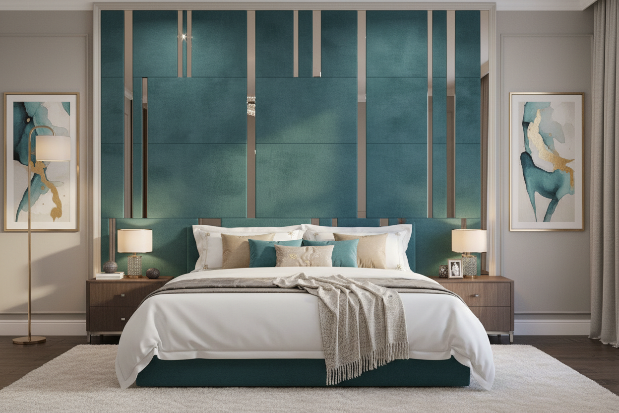Lisbon Headboard - Teal