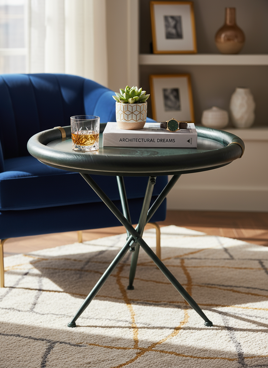 Luxurious lifestyle image with side table
