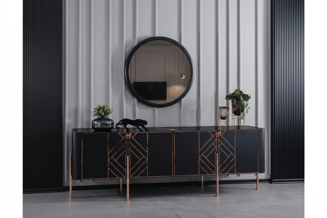 Luxury Art Deco Console Lifestyle Image