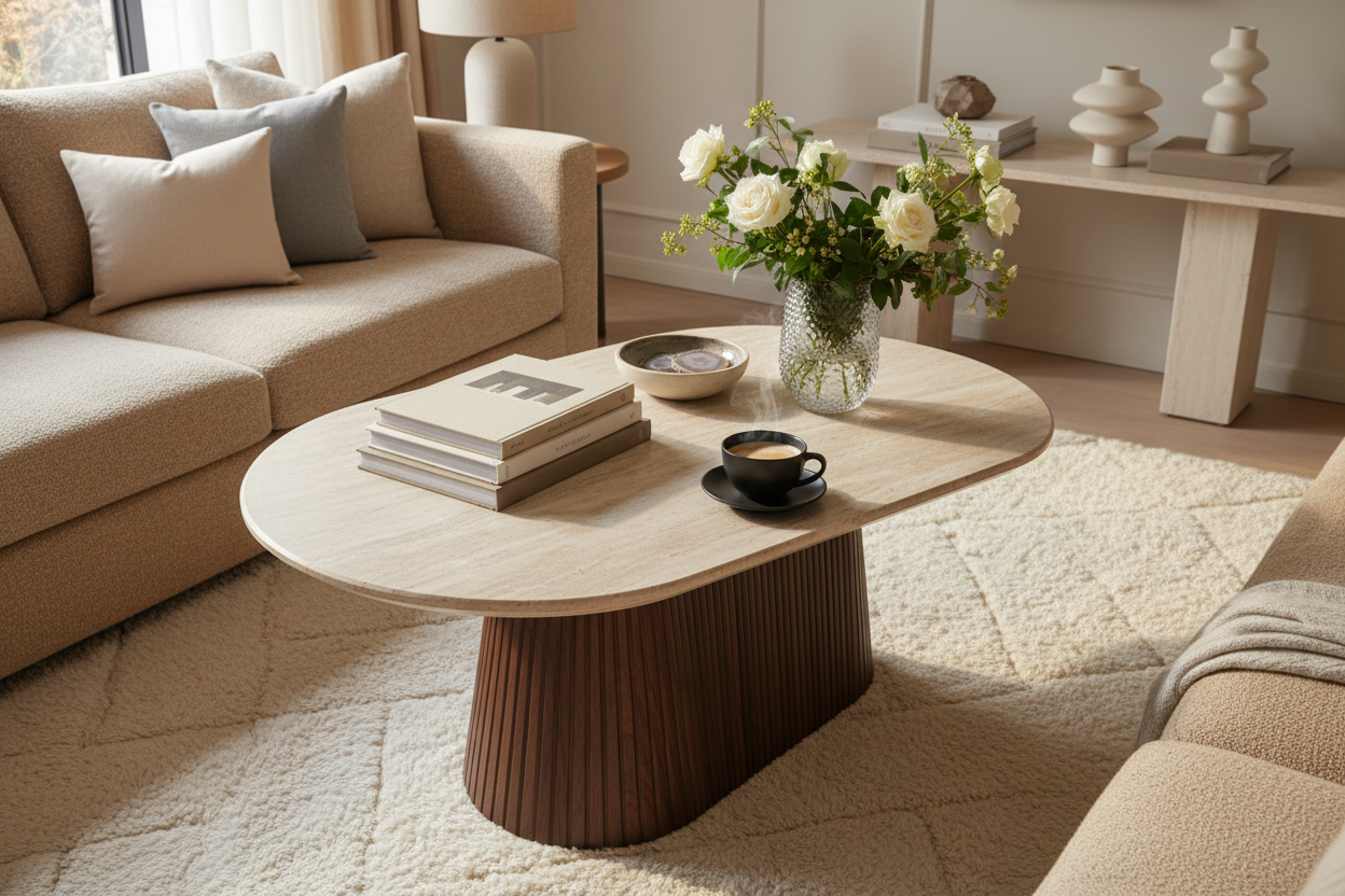 Messi Coffee Table - Overhead Angle