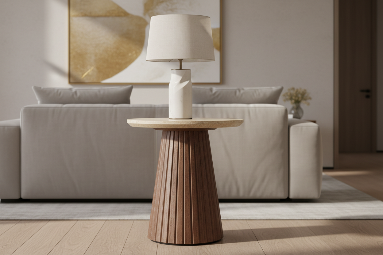 Messi Side Table - side profile