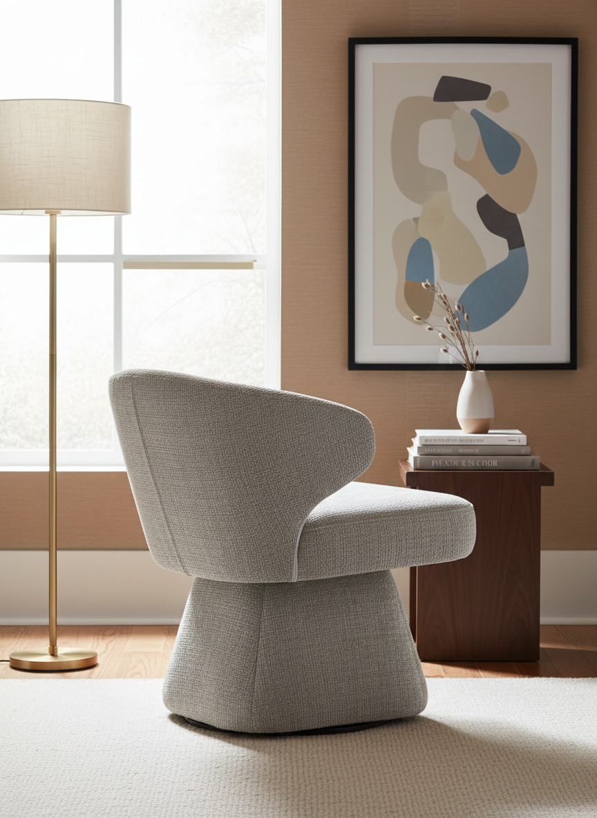 Mushroom Chair Back View