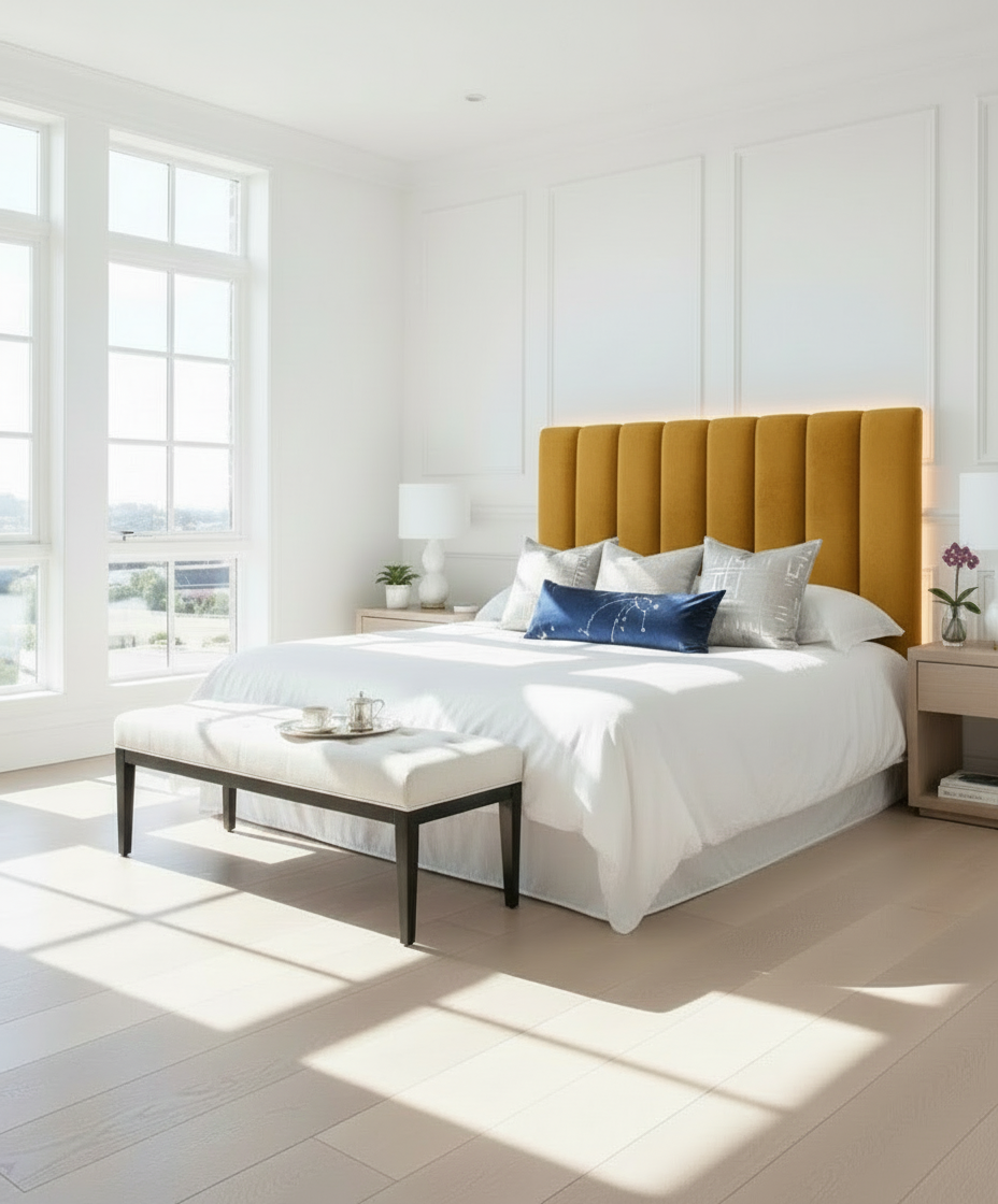 Mustard Yellow Headboard