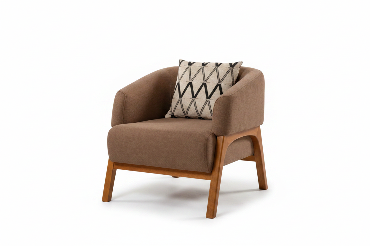 One-Seater Armchair Angle Shot