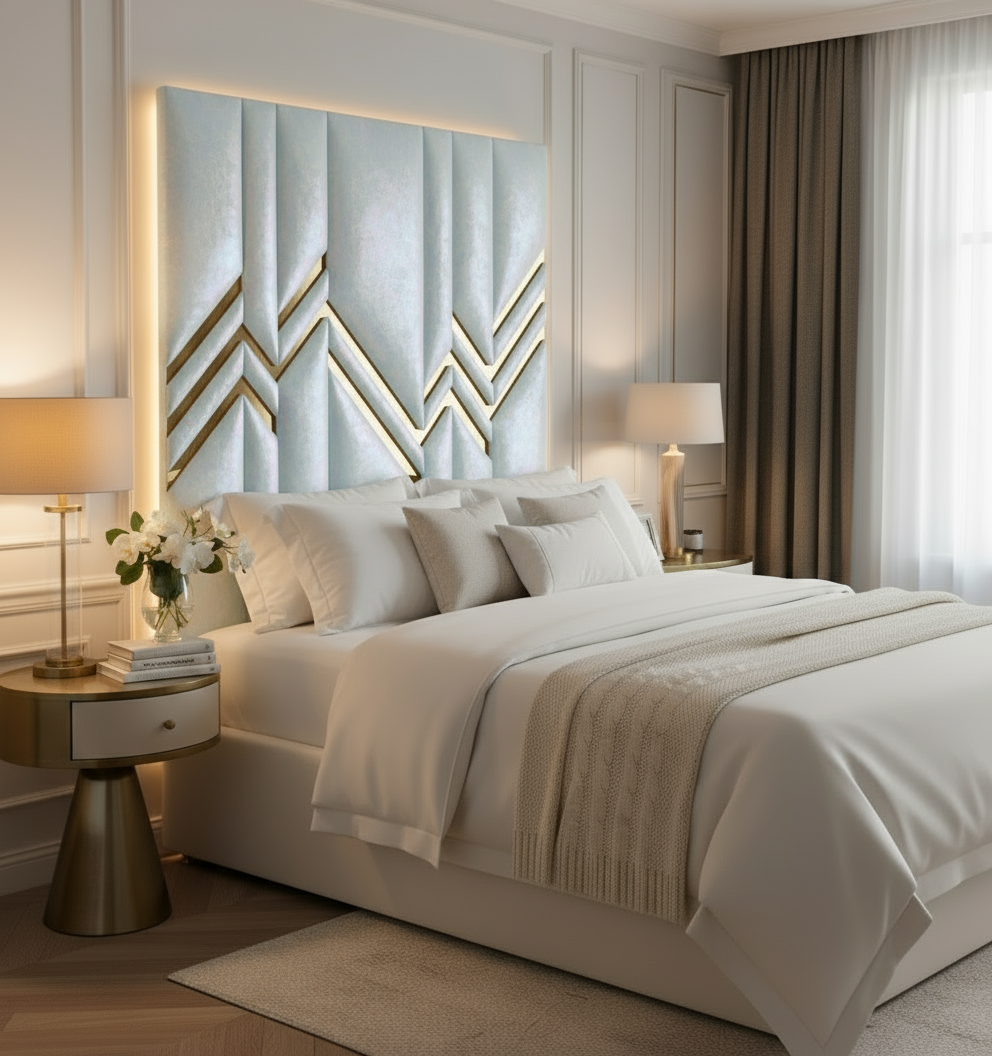 Opal Headboard Lifestyle Three-Quarter View