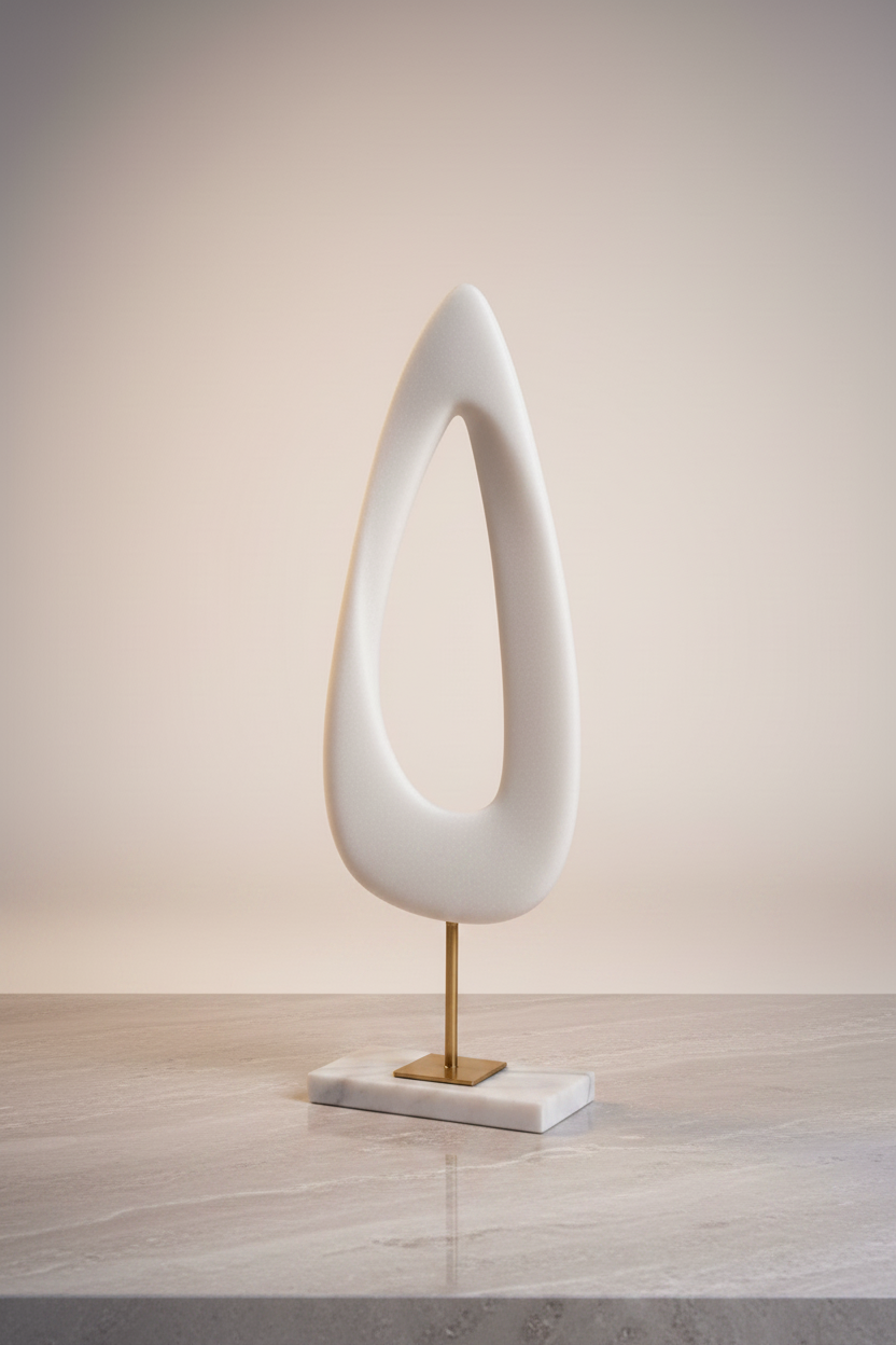 Orbit Form Vase on Table