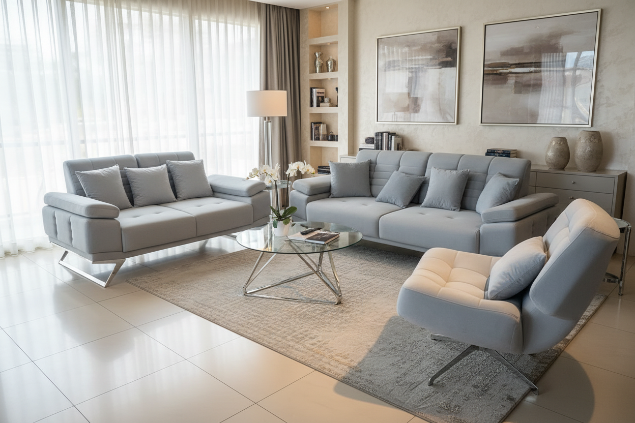 Premium lifestyle furniture scene