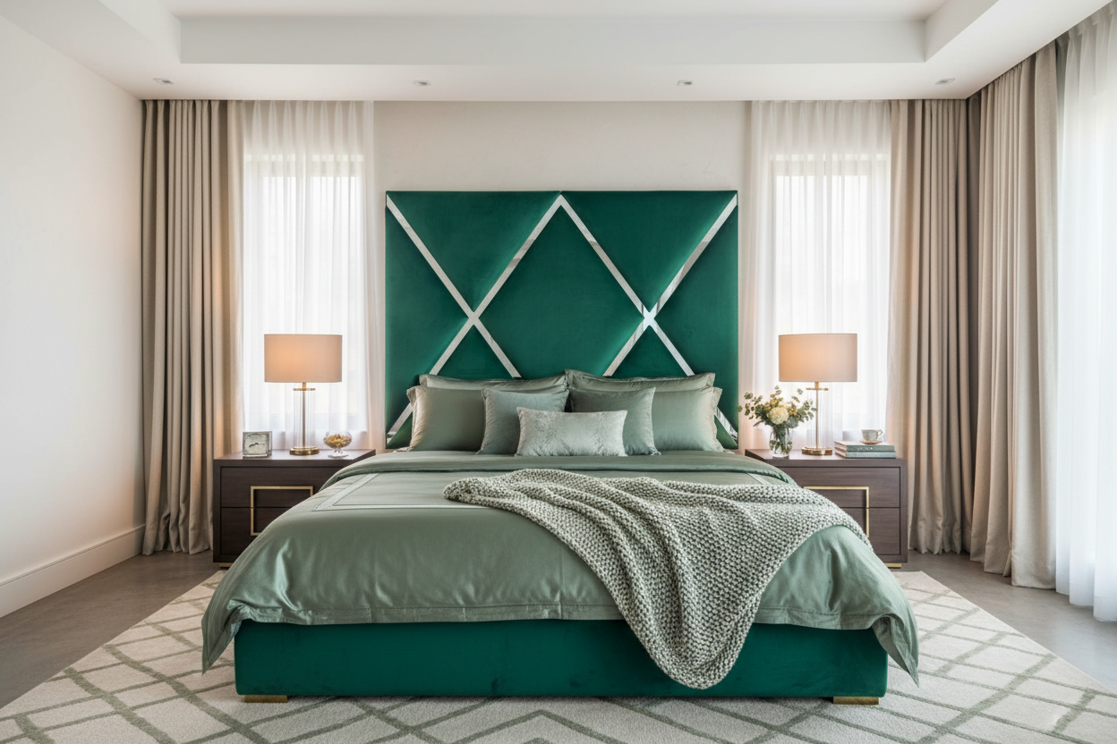 Sage green Cresta bedroom suite