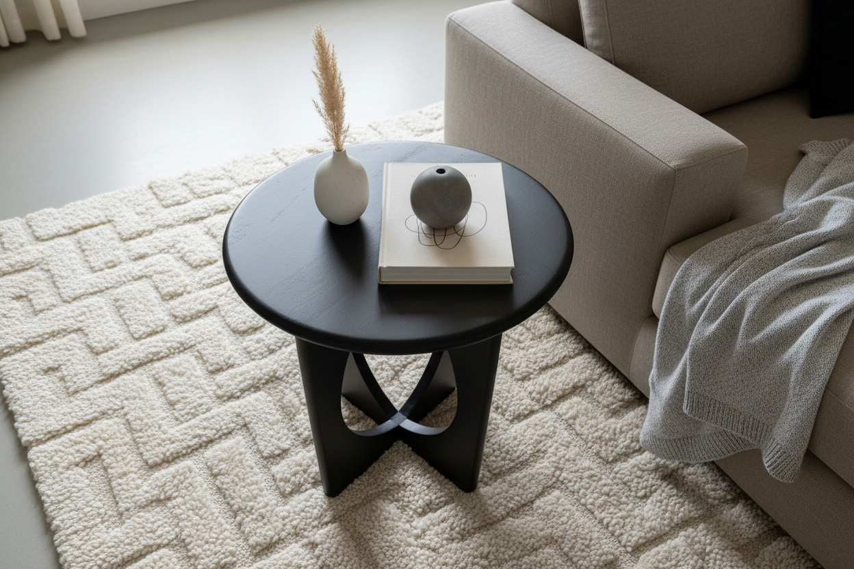 Sandra Side Table - Overhead View
