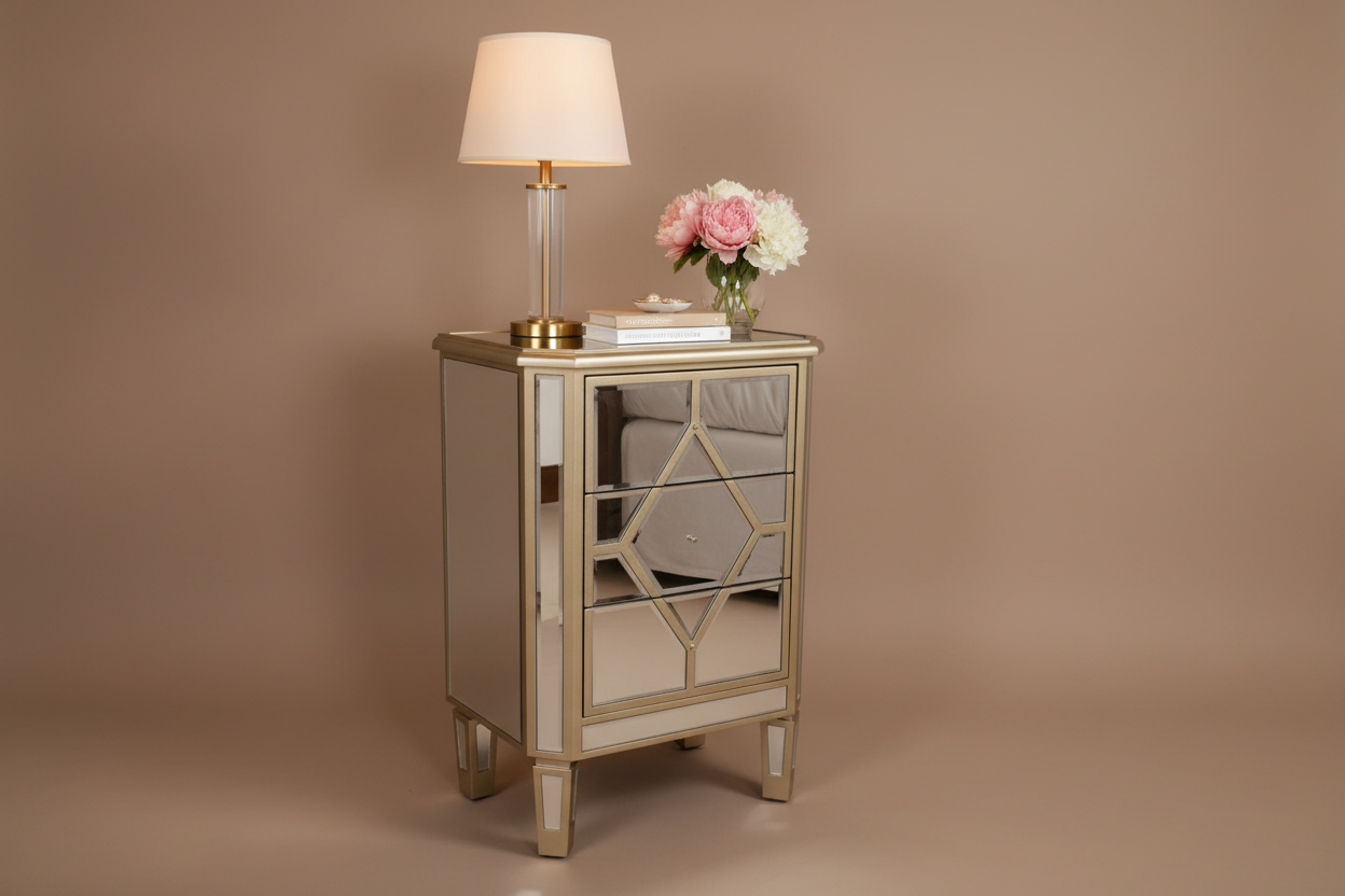 Side angle styled studio shot