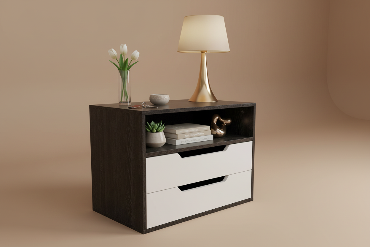 Side angle styled studio shot