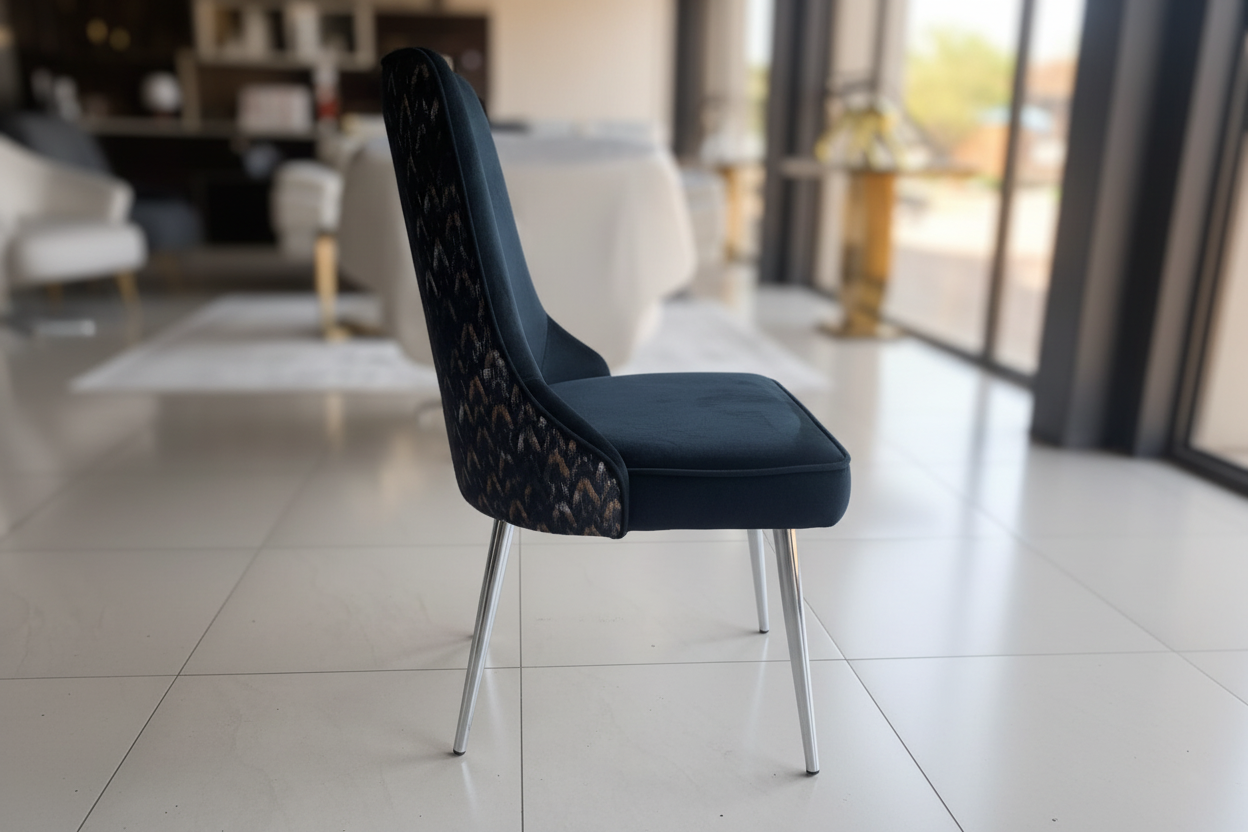 Side angle with chair focus