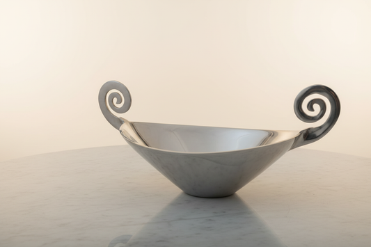 Silver Scroll Bowl Studio