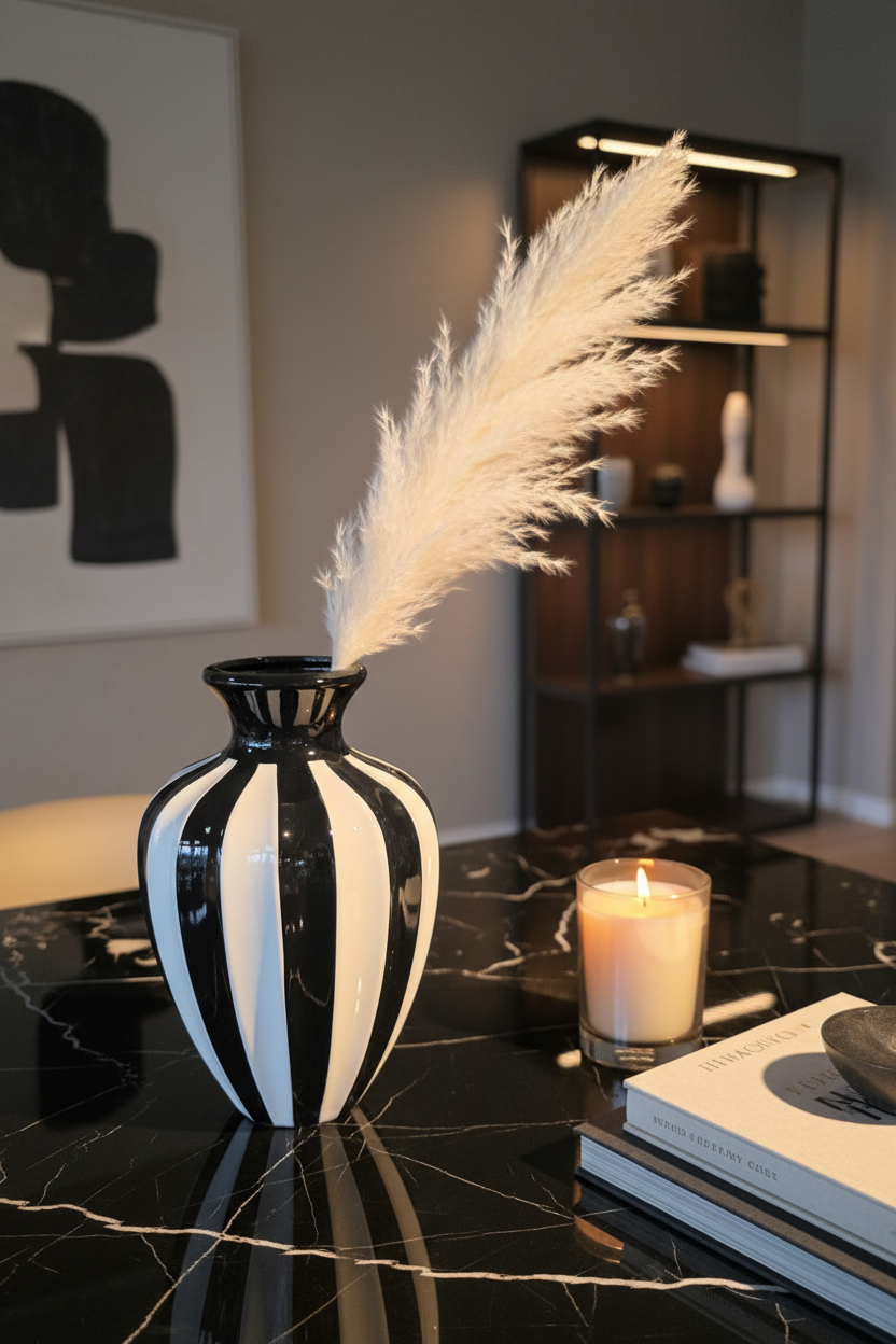 Stripe Vase Lifestyle