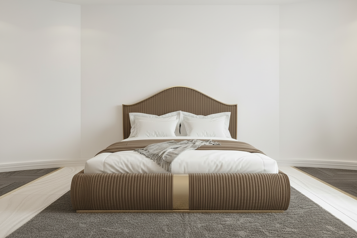 Taupe Brown Antalya Bed