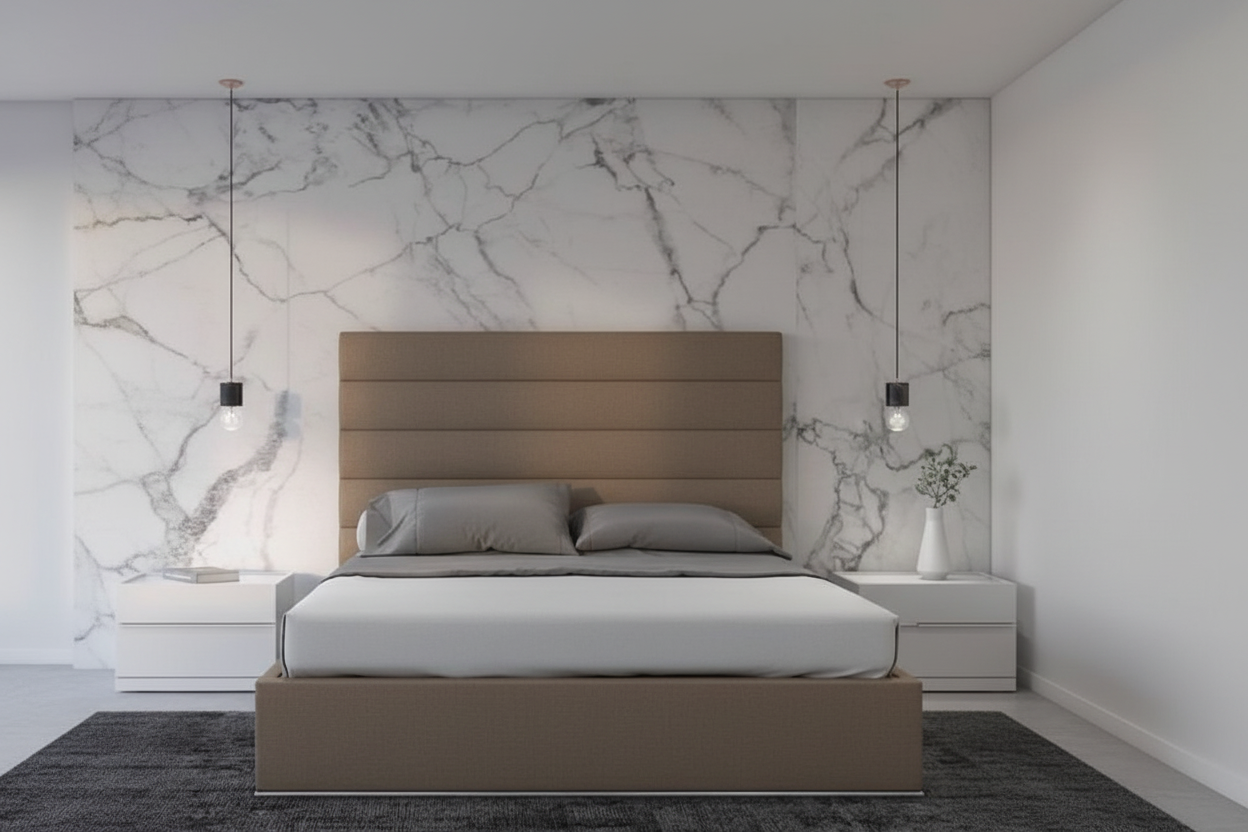 Taupe Brown Horizona Headboard