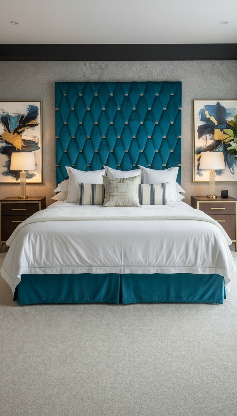 Turquoise bedroom