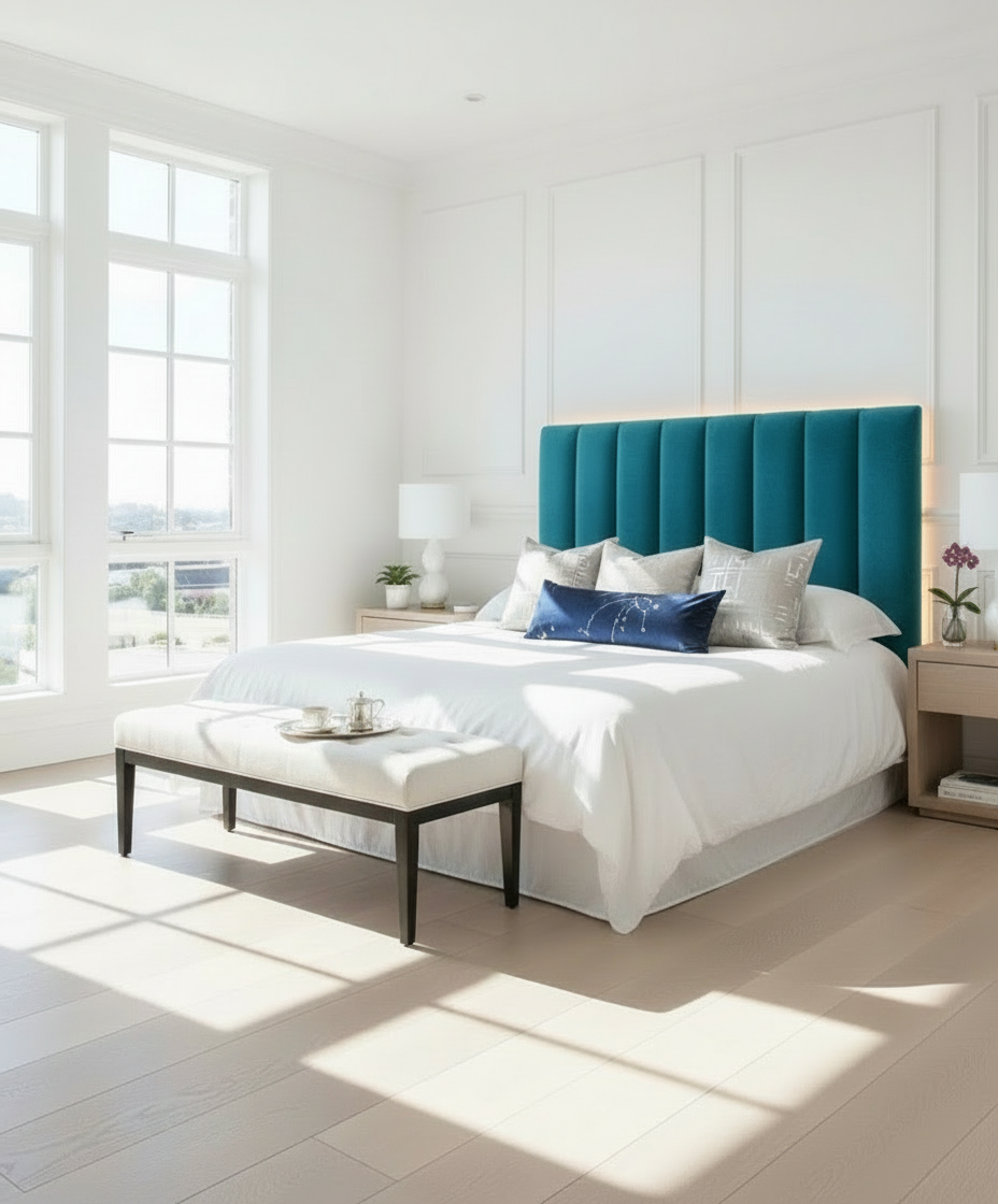 Turquoise Headboard