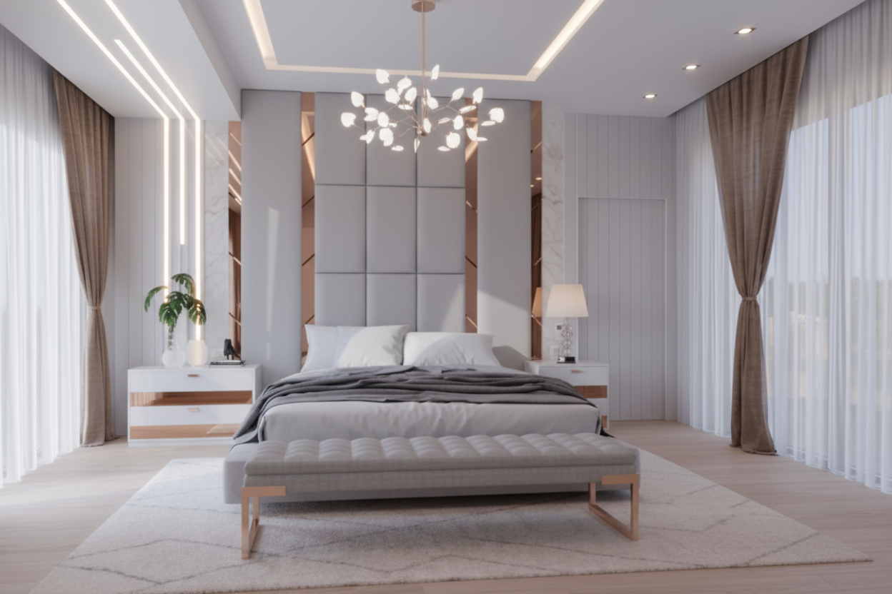 Valentine Headboard - Gray